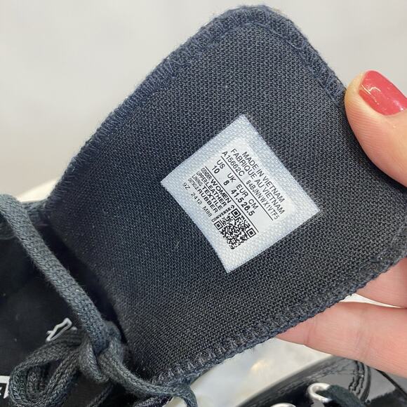 Converse Lugged Heel Platform Sneakers Women's 10 Black Patent Leather NIB - Picture 9 of 16